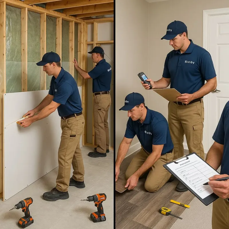 Repairs and Reconstruction process in Reiffton, PA