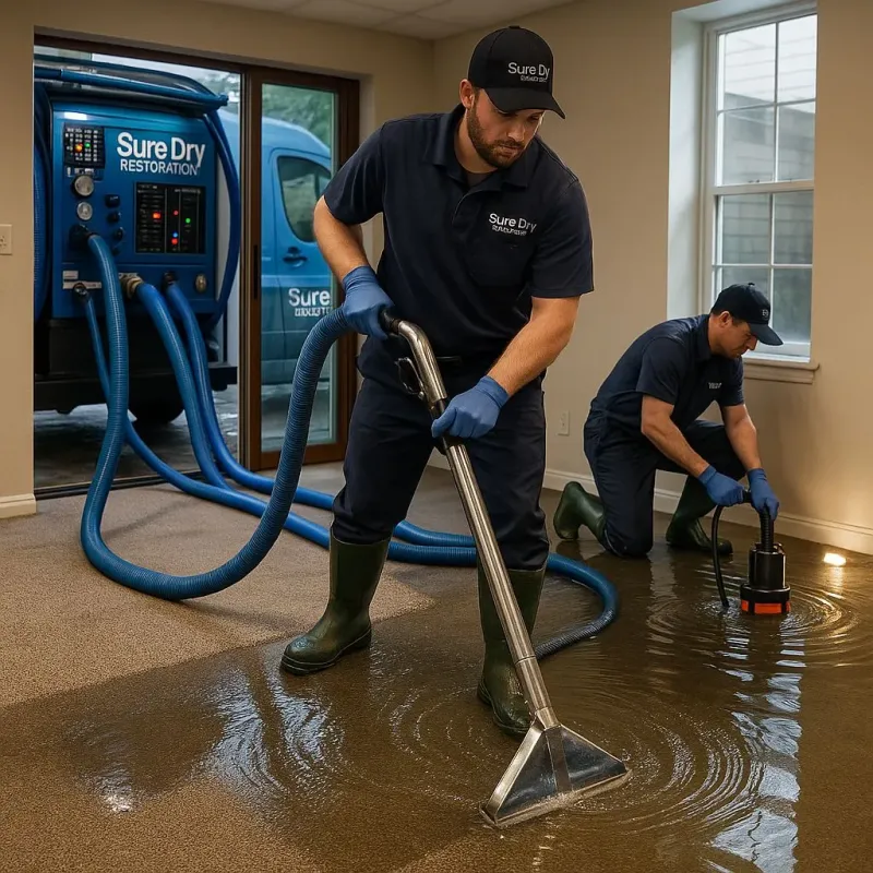 Water Extraction and Removal process in Reiffton, PA